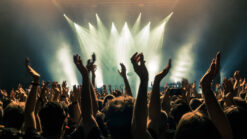 Audience at a music venue