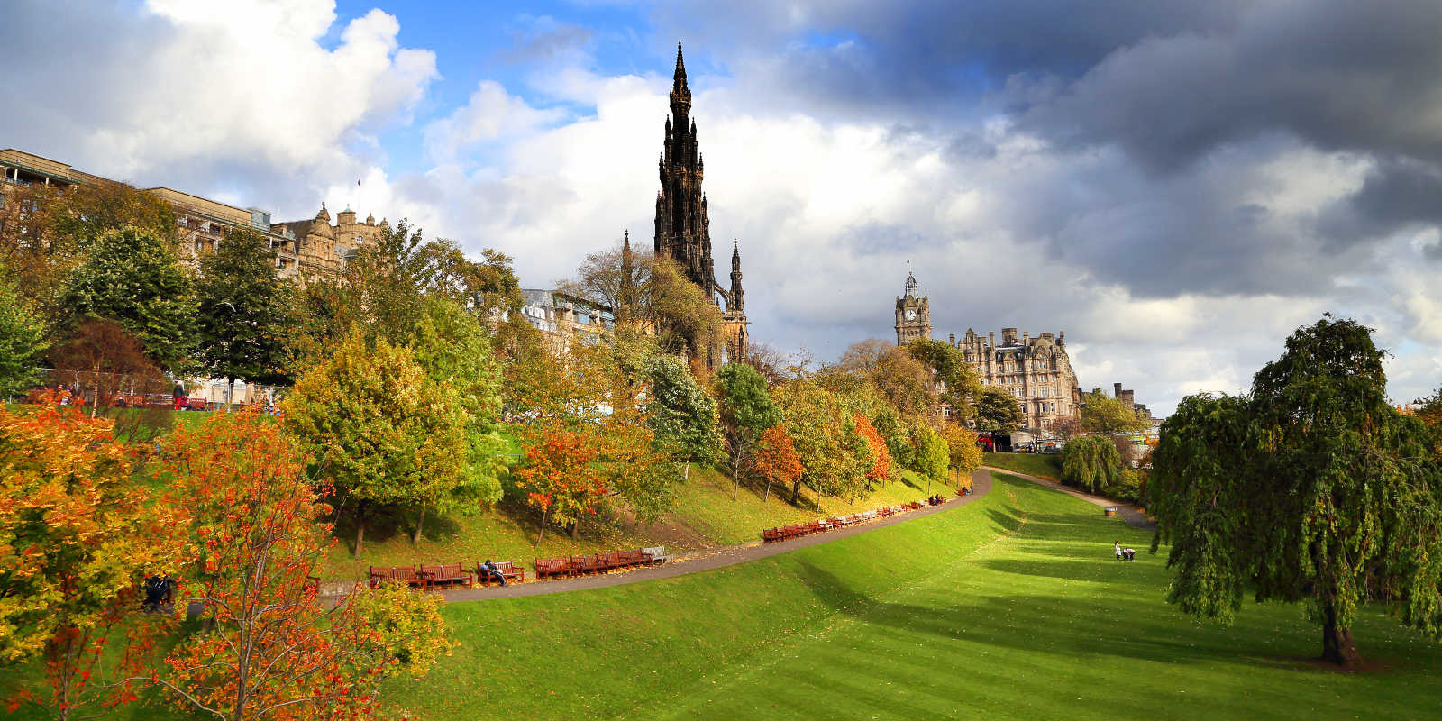 Princes Street Gardens Attractions Edinburgh Tourist