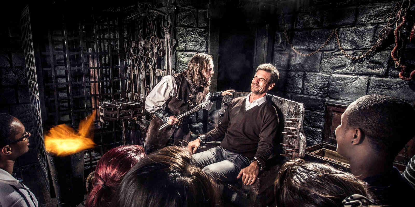 Edinburgh Dungeon attraction with audience participation