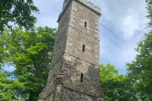 Tower at the top of Corstorphine Hill in Edinburgh
