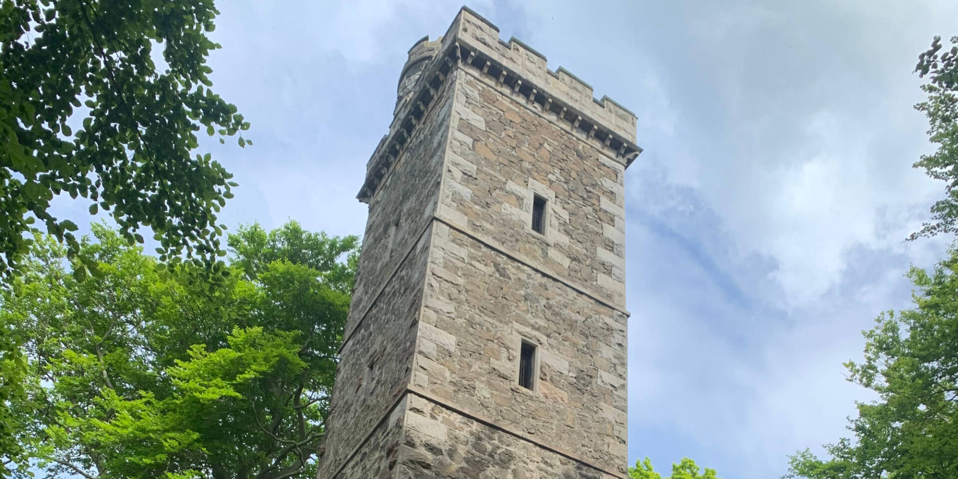 Tower on Corstorphine Hill in Edinburgh