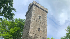Tower on Corstorphine Hill in Edinburgh