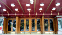Front doors to the Dominion Cinema in Morningside