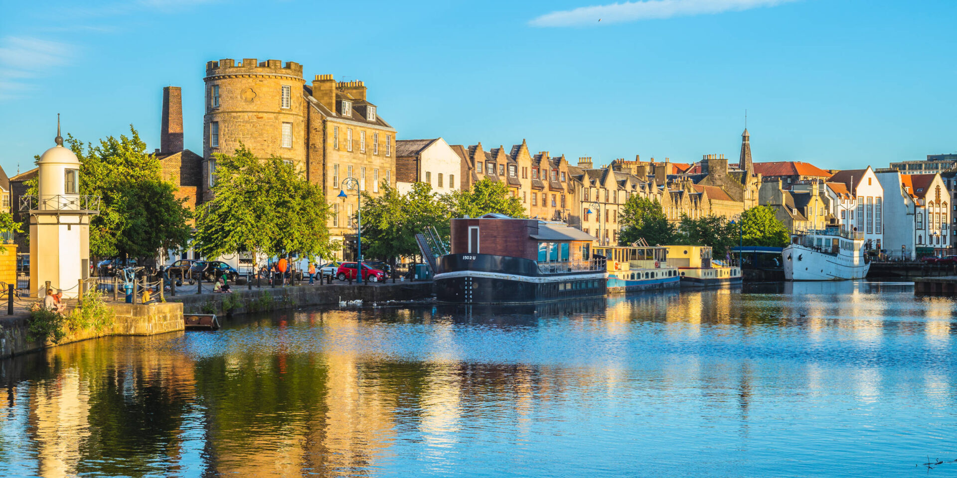 View of The Shore in Leith. Edinburgh
