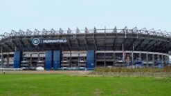 View of Murrayfield Stadium in Edinburgh