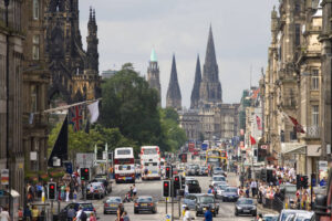 View from the east end of Princes Street