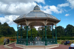 Band stand at Saughton Park Edinburgh