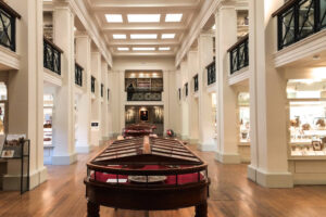 Interior of Wohl Museum of Pathology